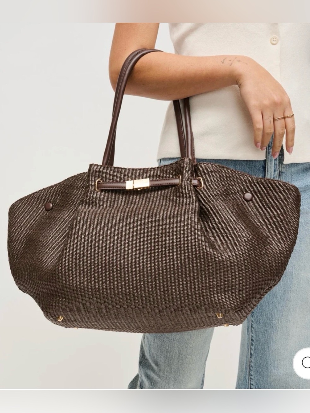 Urban Expressions Woven Tote Bag